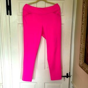 Lilly Pulitzer Luxletic pants in bright pink.